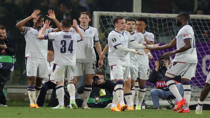Basel players celebrate